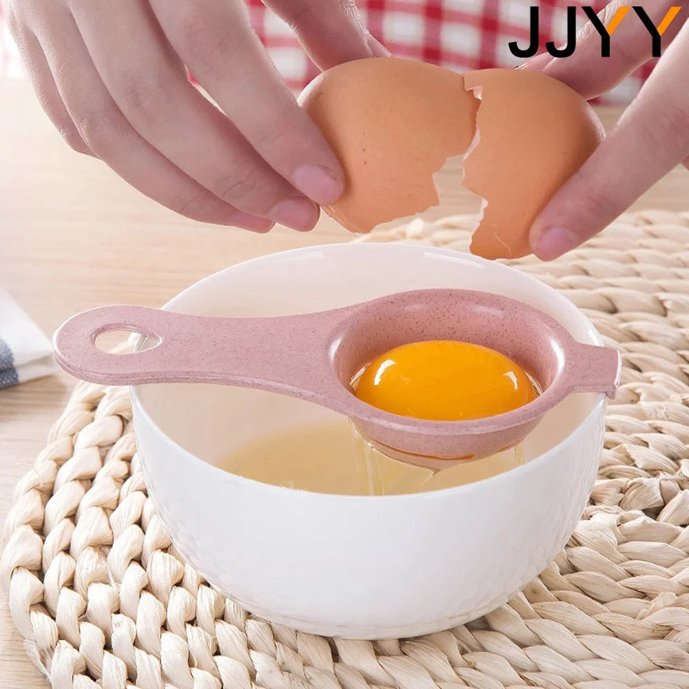 JJYY  Kitchen Egg White DIY Separator Holder Sieve Funny Divider Stonego Kitchen Tool Baking Accessories