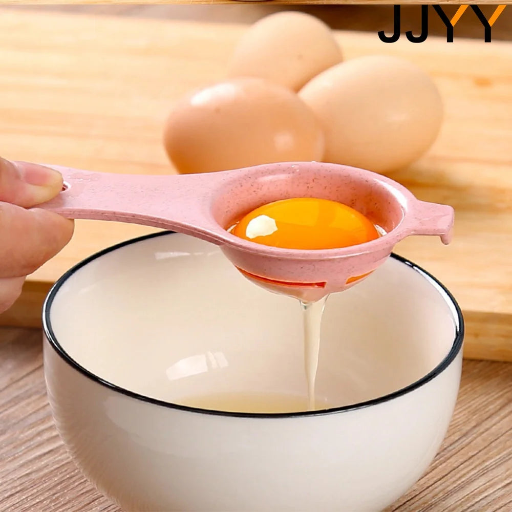 JJYY  Kitchen Egg White DIY Separator Holder Sieve Funny Divider Stonego Kitchen Tool Baking Accessories