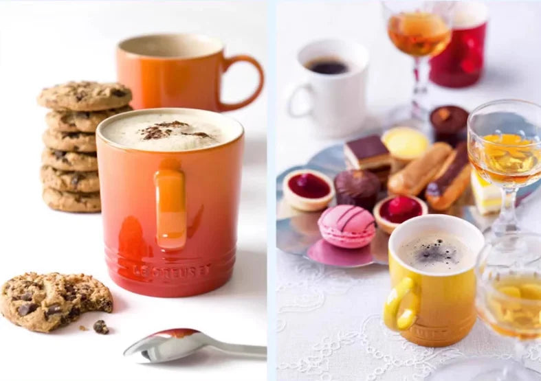 Popular Nordic Style Color Gradient Mugs Creative Macaron Mug Gradient Color Cool Color Rainbow Cup Ceramic Cups with Hand Gift