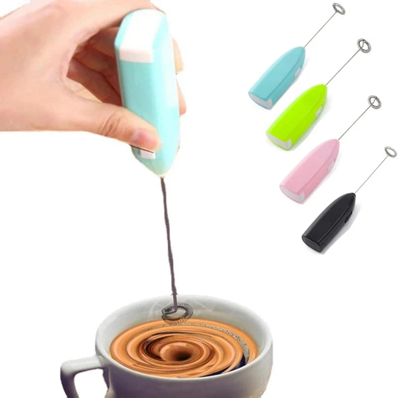 Electric Egg Beater Milk Drink Coffee Whisk Stirrer