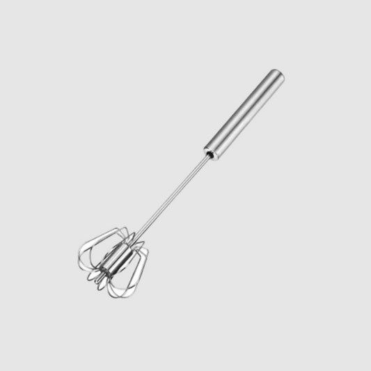 Stainless Steel Egg Push Whisk Manual Hand Mixer